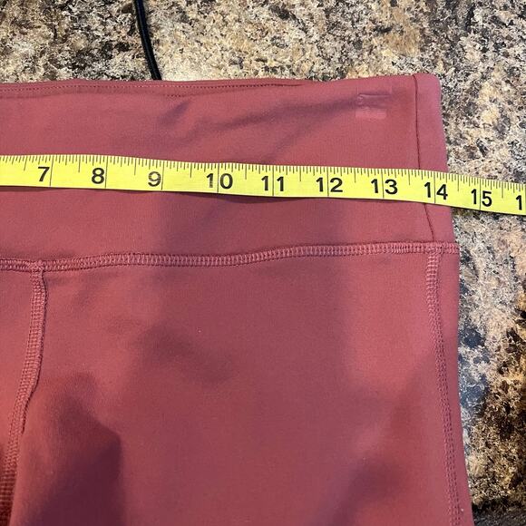 Alo Goddess Leggings Ribbed XS Berry Gray Yoga Pilates Medium - Picture 8 of 9